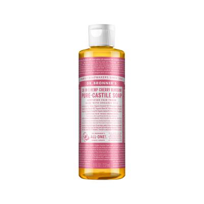 Dr. Bronner's Pure-Castile Soap Liquid (Hemp 18-in-1) Cherry Blossom 237ml